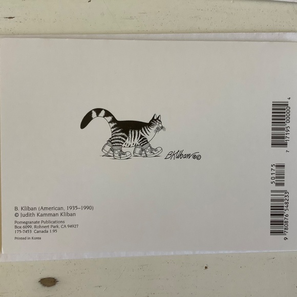 Assorted BK Kliban Pomegranate blank holiday postcards - Picture 7 of 7